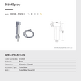 Load image into Gallery viewer, Brass Square Toilet Bidet Spray - Gunmetal Grey