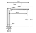 Load image into Gallery viewer, Solid Brass Tall Basin Mixer - Brushed Nickel Silver- RUSHY