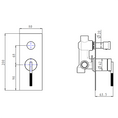 Load image into Gallery viewer, CADDENCE Diverter Mixer - Solid Brass - Gunmetal Grey