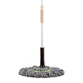 Load image into Gallery viewer, BOOMJOY Hand-Free Twist Mop with Microfiber Head & Adjustable Pole