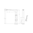 Load image into Gallery viewer, Solid Brass Kitchen Mixer - Black