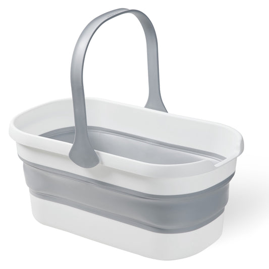BOOMJOY Collapsible Bucket - 14L Foldable Multipurpose Water Bucket (Grey)