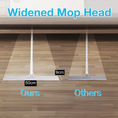 Load image into Gallery viewer, BOOMJOY 50cm Extra-Wide Flat Mop with Scraper - Ultra-Thin 360° Swivel Head