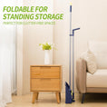 Load image into Gallery viewer, IVYROLL Long-Handled Broom and Dustpan Set with Adjustable Height with Foldable Dustpan