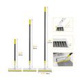Load image into Gallery viewer, DALIPER 2-in-1 Floor Scrub Brush with Long Handle & Squeegee – 180° Rotating Tile, Bathroom, Deck & Kitchen Cleaning Brush