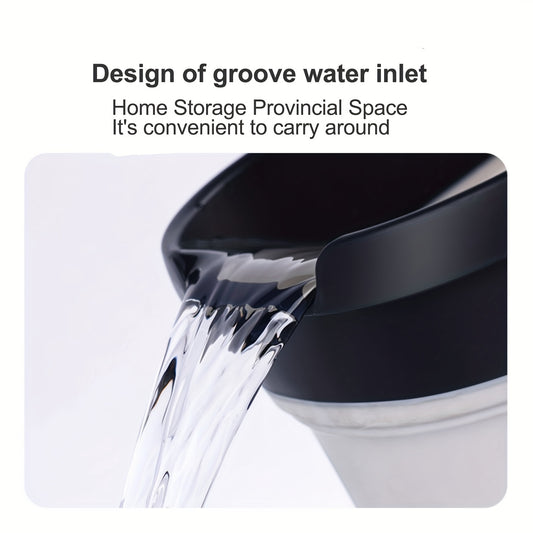 BOOMJOY Collapsible Bucket - 14L Foldable Multipurpose Water Bucket (Navy)