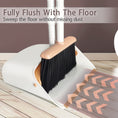 Load image into Gallery viewer, Dolanx Long Handle Broom and Dustpan Set with Convertible Height with Foldable Dustpan - Orange