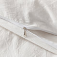 Load image into Gallery viewer, Bellemosa 100% Washed Cotton Quilt Cover Set - Classic White