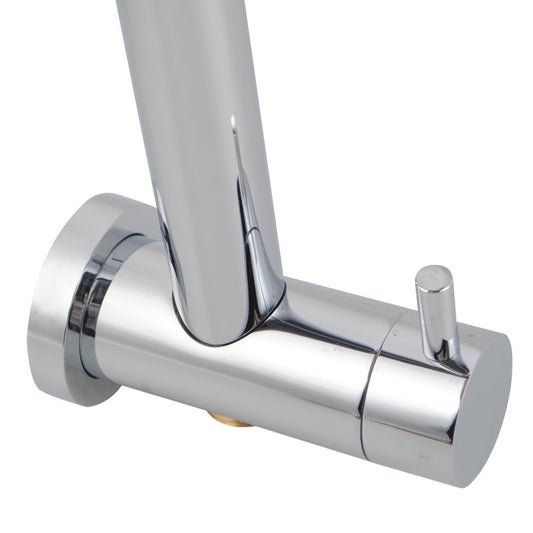 Stainless Steel & Solid Brass - 10" Shower Station- Chrome SIlver