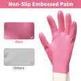 Load image into Gallery viewer, BOOMJOY 3 Pairs Latex Heavy-Duty Cleaning Gloves - Pink