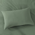 Load image into Gallery viewer, Bellemosa 100% Washed Cotton Quilt Cover Set - Sage Green