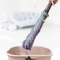 Load image into Gallery viewer, BOOMJOY Hand-Free Twist Mop with Microfiber Head & Adjustable Pole