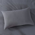 Load image into Gallery viewer, Bellemosa 100% Washed Cotton Quilt Cover Set - Charcoal Grey