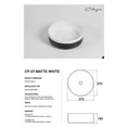 Load image into Gallery viewer, CLAYA Colour Plus-37 Ceramic Above Counter Basin – Matte Green
