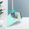 Load image into Gallery viewer, Dolanx Long Handle Broom and Dustpan Set with Convertible Height with Foldable Dustpan - White