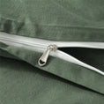 Load image into Gallery viewer, Bellemosa 100% Washed Cotton Quilt Cover Set - Sage Green