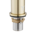 Load image into Gallery viewer, Solid Brass Tall Basin Mixer - Light Brushed Brass Gold - LUCID PIN