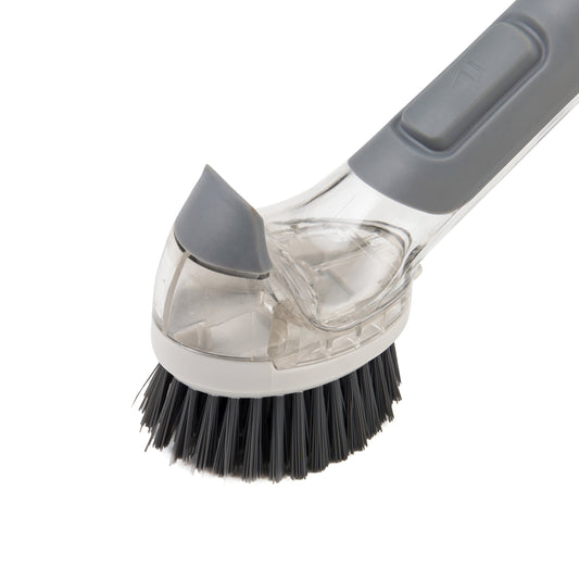 BOOMJOY Kitchen Brush with Soap Dispenser | Pot Scrubber