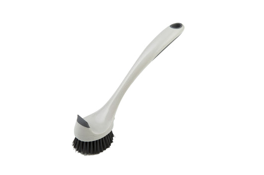 Dual-Sided Kitchen Brush with Scrubber Tip