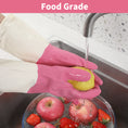 Load image into Gallery viewer, BOOMJOY 3 Pairs Latex Heavy-Duty Cleaning Gloves - Pink
