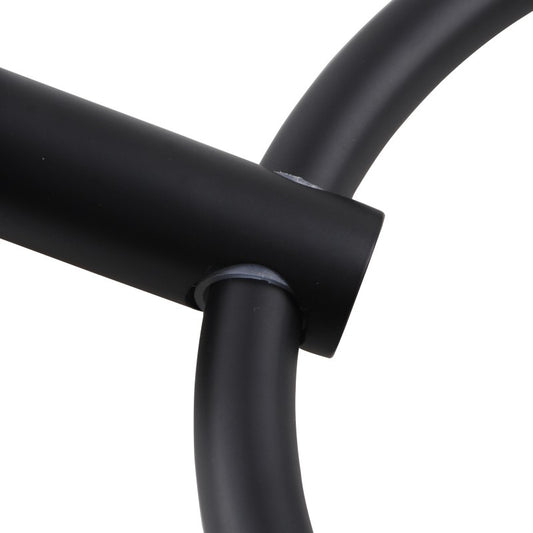 Stainless Steel Hand Towel Ring - Black - LUCID PIN