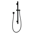 Load image into Gallery viewer, Enhance your shower with this black handheld shower rail. Made from stainless steel & solid brass, this flat shower rail offers durability and style. Ships fast across Australia.-Shower Rail-Ezymall AU