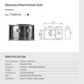 Load image into Gallery viewer, Stainless Steel 1 & 1/2 Double Bowl Kitchen Sink - Gunmetal Grey