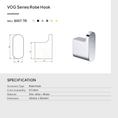 Load image into Gallery viewer, Zinc-alloy and Brass Robe Hook - Light Brushed Brass Gold - VOG