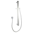 Load image into Gallery viewer, Upgrade your bathroom with this chrome silver handheld shower rail. Made from stainless steel & solid brass, this flat shower rail offers durability and style. Ships fast across Australia.-Shower Rail-Ezymall AU