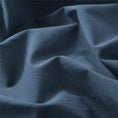 Load image into Gallery viewer, Bellemosa 100% Washed Cotton Quilt Cover Set - Slate Blue