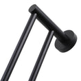 Load image into Gallery viewer, Stainless Steel 790mm Double Towel Rail - Black - LUCID PIN