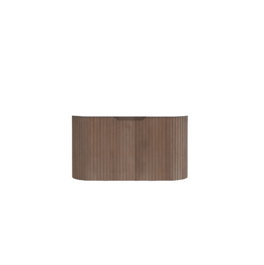 Bergen 750mm Wall Hung Fluted Vanity Cabinet - Solid Timber