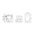 Load image into Gallery viewer, Mercio BERLIN99 Rimless Wall Faced Floor Pan – Matte White