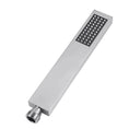 Load image into Gallery viewer, Brass Single Function Handheld Shower Head Square - Brushed Nickel Silver