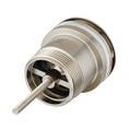 Load image into Gallery viewer, Solid Brass Universal Pop-Up Waste with Overflow - Brushed Nickel Silver