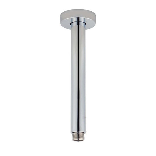 Stainless Steel 200mm Round Ceiling Shower Arm – Brushed Nickel Silver
