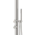 Load image into Gallery viewer, Stainless Steel Outdoor Freestanding Shower with Handheld Shower Head- Brushed Nickel Silver