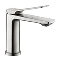 Load image into Gallery viewer, Solid Brass Short Basin Mixer - Brushed Nickel Silver - RUSHY