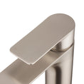 Load image into Gallery viewer, Solid Brass Short Basin Mixer - Brushed Nickel Silver - VOG