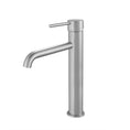 Load image into Gallery viewer, Solid Brass Tall Basin Mixer - Brushed Nickel Silver - LUCID PIN
