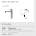 Load image into Gallery viewer, CADDENCE Short Basin Mixer - Solid Brass - Gunmetal Grey
