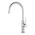 Load image into Gallery viewer, Solid Brass Standard Kitchen Mixer II - Brushed Nickel Silver