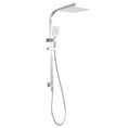 Load image into Gallery viewer, Stainless Steel & Solid Brass - 10" Square Shower Station - Brushed Nickel