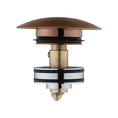 Load image into Gallery viewer, Solid Brass Universal Pop-Up Waste with Overflow - Brushed Copper