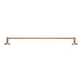Load image into Gallery viewer, Stainless Steel 800mm Single Towel Rail - Brushed Copper - LUCID PIN