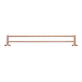 Load image into Gallery viewer, Stainless Steel 790mm Double Towel Rail - Brushed Copper - LUCID PIN
