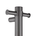 Load image into Gallery viewer, Stainless Steel Electric Heated Towel Rack Single Bar Vertical with Timer - Gunmetal Grey