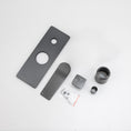 Load image into Gallery viewer, Solid Brass Wall Mixer Tap with Diverter Trim Kit (Match CLPD) - Gunmetal Dark | RUSHY
