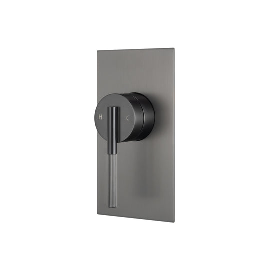 CADDENCE Wall Mixer - Solid Brass - Gunmetal Grey