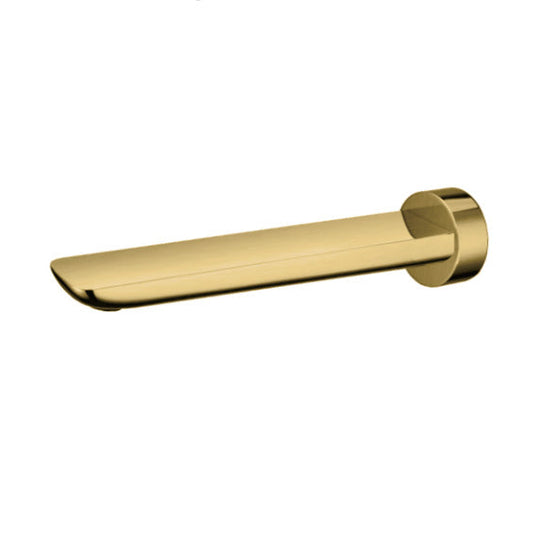 Solid Brass Spout - Brushed Brass Gold - RUSHY